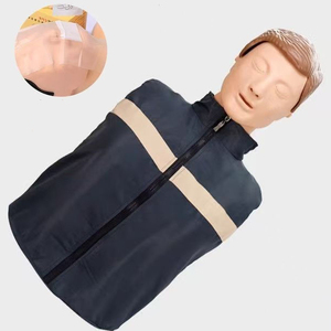 Simulador de reanimación cardiopulmonar de medio cuerpo para adultos para entrenamiento de primeros auxilios modelo básico ficticio - Product Image 1