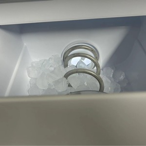 Side by Side Double Door Built-In Stainless Steel Fridge Auto-Defrost Direct Cooling Energy Class 250L+ Capacity Door Handles - Product Image 4