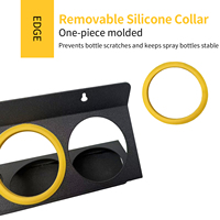 Nouveau support de rangement amélioré pour bouteilles de pulvérisation avec logo personnalisé, présentoir d'accessoires pour salon de beauté automobile, support pour outils de nettoyage et de detailing auto