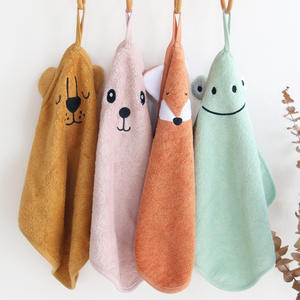 2024 nuovo piccolo animale cartone animato fazzoletto piccolo asciugamano quadrato in puro cotone asilo fazzoletto per bambini asciugamano per il viso - Product Image 1