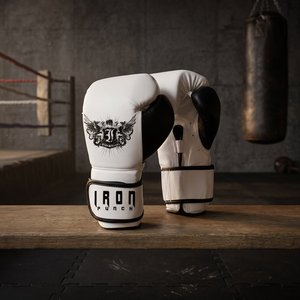 High-Performance Cowhide Leather Artificial Leather Boxing Gloves Double Strap Hook Loop Thick 4-Layer Padding for Sparring - Product Image 2