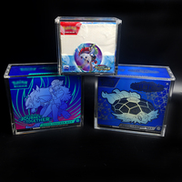 Boîtier Magnétique en Acrylique Transparent de Haute Qualité pour Coffret de Présentation Pokémon 151 Booster Bundle Boîte Acrylique pour ETB Pokémon
