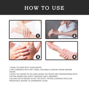 Absorción rápida Permanente Natural Indoloro Piel Pigmento Borrado Eliminación <span class=keywords><strong>de</strong></span> tatuajes Limpieza 13G Piel Tatuajes Removedor Gel - Product Image 5