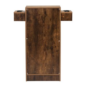 DB Armoire de rangement pour salon de beauté à 3 couches avec 6 supports de sèche-cheveux 2 tiroirs 1 armoire Station de coiffure pour outils de coiffure - Product Image 4