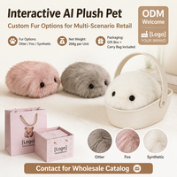 Robot de compagnie en peluche IA directement de l'usine OEM pour enfants, avec logo personnalisé, commande en gros pour le soutien émotionnel