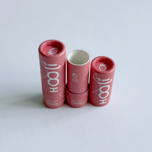 Tubos de lápiz labial azul biodegradable de alta calidad hechos a mano, 5ml, 10ml de capacidad, papel Kraft reciclable, plástico cosmético que desaparece - Product Image 3