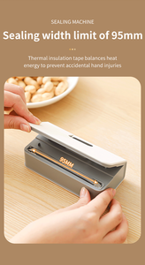 Mini scellant <span class=keywords><strong>sous</strong></span> <span class=keywords><strong>vide</strong></span> Portable Dua but scellant hermétique <span class=keywords><strong>pour</strong></span> la conservation des aliments USB Mini Machine de scellage <span class=keywords><strong>sous</strong></span> <span class=keywords><strong>vide</strong></span> portable - Product Image 2