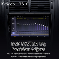 Krando 9 "Android Autoradio pour Ford Mondeo 3 2000 - 2007 Unité principale de voiture 4G sans fil Carplay Navigation Stéréo Écran tactile