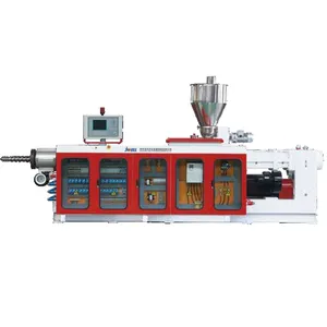 jwell machine PVC pipe, profile sheet and plate Counter Rotation Parallel Twin Screw Extruder