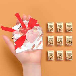 مجموعة مخصصة من الورق الأوروبي الناعم في علبة حلوى الزفاف المرسلة إلى الضيوف - Product Image 2