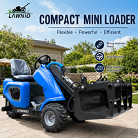 Chargeuse compacte LAWNIO 739cc en stock, prête à être expédiée, entretien pratique, chargeuse compacte pour travaux d'aménagement paysager
