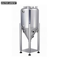 Nouveau réservoir de fermentation Guten de qualité alimentaire 40L 60L 80L 105L Unitank à double enveloppe pour brassage artisanal et bière maison