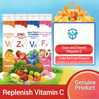 Adulte Multivitamine VC Comprimés Effervescents Calcium Fer Zinc Magnésium pour Soutien Immunitaire Énergie