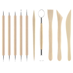 ชุดเครื่องมือสร้าง<span class=keywords><strong>แบบ</strong></span>จำลองงานปั้นดินเผาข้ามพรมแดน5ชิ้นอเนกประสงค์ - Product Image 5