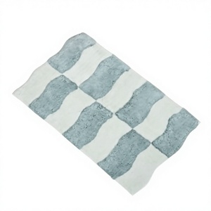 Wholesale Custom Eco-Friendly Floral Pattern American Style Bath Mats Quick Dry Cotton <b>Machine</b> Made Technics Bathrooms Uttar - Product Image 1