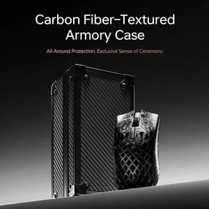 เมาส์เกมมิ่งไร้สาย ATK Blazing Sky GHOST Ultimate Hollow Carbon Fiber PAW3950 Ultra 8K Triple Mode - Product Image 3