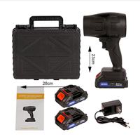 Souffleur à feuilles sans fil 21V rechargeable, haute puissance, léger, portable, souffleur électrique pour le jardin, la cour et le nettoyage de la voiture