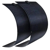 Panneau solaire flexible monocristallin en silicium 400W, efficacité 27%, pliable pour camping-car, camping, piscine, surface de bâtiment, balcon