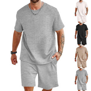 Conjunto Deportivo Informal para Hombre Dongfei, Verano, Corte Holgado, Camiseta y Pantalones Cortos de Seda Helada, Dos Piezas, Secado Rápido, Negro, Gris, Blanco - Product Image 6