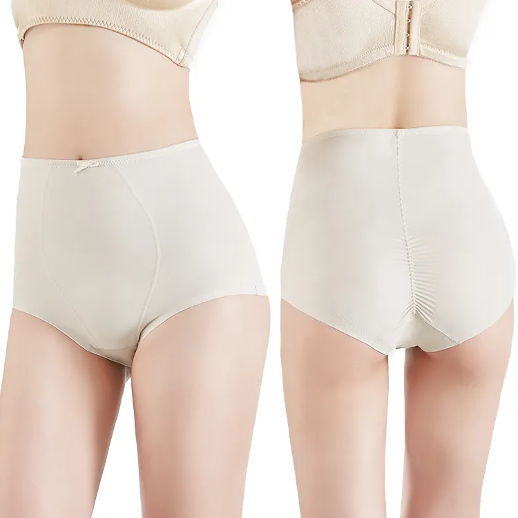 Großhandel plus Größe Nahtlose Frauen Unterwäsche Mid Waist Mikro faser Slips Atmungsaktive Eisse ide Höschen für Frauen