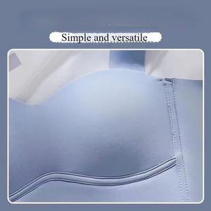 <span class=keywords><strong>Lingerie</strong></span> sans couture couverture complète femmes sans fil doux sans bretelles soutien-gorge ascenseur et soutien solide pleine taille soutien-gorge lingeries - Product Image 5