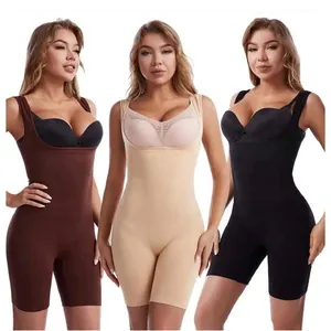 Factory Wholesale Women's Bodysuit Slimming Belt Body Female Shapewear Waist Trainer Shapers In Stock Cotton Multi Color
