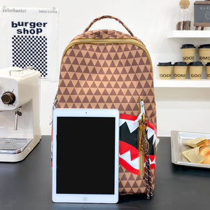 กระเป๋าเป้ลายฉลามกันน้ำ คุณสมบัติป้องกันการโจรกรรม เป้สะพายหลังอเนกประสงค์สำหรับกิจกรรมกีฬาลำลองกลางแจ้งของเด็กผู้ชาย - Product Image 2