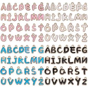 26 Breloques Lettres Double Face en Émail, Pendentifs Initiales Alphabet pour Bijoux DIY, Porte-clés, Scrapbooking et Fournitures de Décoration - Product Image 1