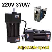 Controlador de Velocidad Variable para Motor de CA de 370W y 220V con Caja de Engranajes, Adaptador, Venta al por Mayor