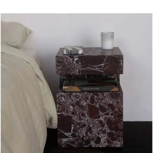 Marbre Roso Levanto de qualité supérieure en gros pour salon de luxe, table d'appoint moderne sur mesure, table basse, plateau de table - Product Image 2