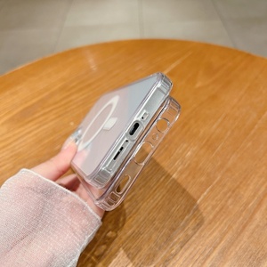 Custodia magnetica per telefono per <span class=keywords><strong>Samsung</strong></span> S25 S24 S23 S22 S21 Ultra Plus FE A56 A36 A16 A26 A06 <span class=keywords><strong>A35</strong></span> A55 copertura in acrilico trasparente - Product Image 6