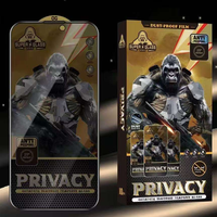 Protection d'écran en verre trempé anti-statique ESD 25 degrés pour iPhone 18 17 16 Pro Max, avec filet anti-poussière en aluminium haute résistance 0,3 mm, protection 180C