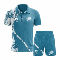Maillot de pickleball sublimé en gros Rollfly, design personnalisé, vêtements de pickleball anti-UV, séchage rapide, tenue d'équipe de pickleball