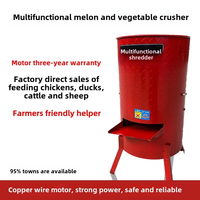 Industriële 220V Groente Chopper Machine Boerderij Dierlijke Afval Crusher Shredder Met Kern Motor Fruit Feed Verwerkingsapparatuur