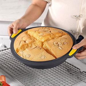 Usine Nouveau <span class=keywords><strong>Pas</strong></span> <span class=keywords><strong>Cher</strong></span> Silicone Sans BPA De Qualité Alimentaire 9.5 Pouces <span class=keywords><strong>Moule</strong></span> À Dessert <span class=keywords><strong>Moule</strong></span> À Gâteau En Silicone <span class=keywords><strong>Moule</strong></span> De Cuisson - Product Image 2