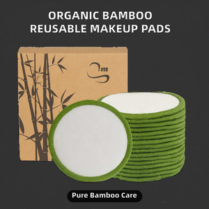 Discos Desmaquillantes Reutilizables de Bambú y Algodón Orgánico <span class=keywords><strong>Biogreen</strong></span>, Suministro Directo a Bajo Precio - Product Image 2