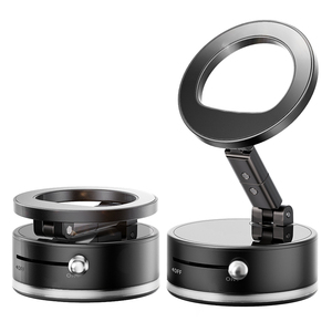 N54 schermo a parete di vetro per auto porta telefono a mani libere doppio lato magnetico vuoto supporto per telefono per tutti i telefoni - Product Image 1