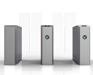 Barrera de Acceso con Puerta Abatible, Torniquete Abatible, Puerta Rápida, Control de Acceso para Entrada y Salida de Edificios de Oficinas, Registro de Asistencia, RFID, Acero Inoxidable - Product Image 1