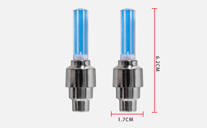 Luz de Válvula para Bicicleta GLIWAY, Lámpara LED para Tapas de Válvula de Neumático de Motocicleta y Bicicleta, Tapas de Válvula para Ruedas de Automóvil - Product Image 3