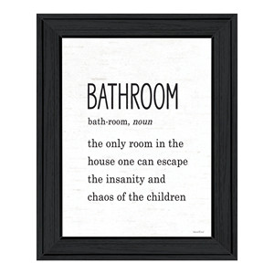 HMS fuga bagno incorniciato stampa cornice nera decorazione per la casa di arte della parete - Product Image 1