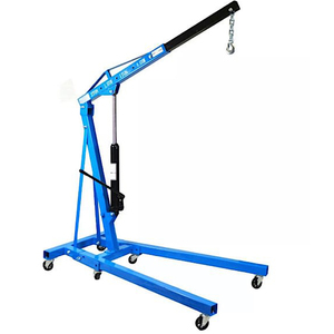 Gato de elevación de soporte de grúa de motor plegable hidráulico de 2 toneladas con taller de ruedas - Product Image 2
