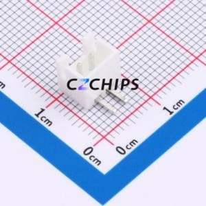 BX-XH2.54-2PWZ Wire-to-Board Pin Header Bent Lead Through Hole,P=2.54mm Connector 1x2P 2.5mm Right Angle Insert XH - Product Image 1