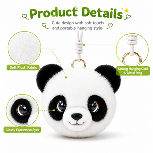ของเล่นตุ๊กตา AI ยอดนิยมขายดี รองรับ ChatGPT 60 ภาษา ตา LED แสดงอารมณ์ ของเล่นตุ๊กตาขนนุ่ม พกพาสะดวกสำหรับเด็กเล่นทุกวัน - Product Image 2