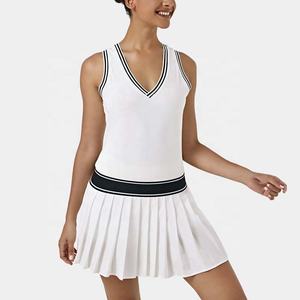 Pakaian Olahraga Golf Wanita, Rok Tenis Lipit 2 In 1 dengan Saku - Product Image 2