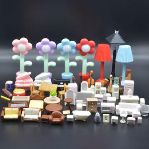 Lote de Juguetes Coleccionables al por Mayor, Kit de Accesorios para Casa de Muñecas, Miniaturas, Muebles, Cama, Mesa de Computadora, Silla, Gabinete, Piano, Guitarra - Product Image 3