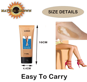Vegan tan Lotion với Bronzer không thấm nước Chân trang điểm chân & cơ thể trang điểm nền tảng tối giả tan ngay lập tức tan tự thuộc da Lotion - Product Image 2