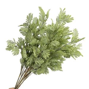 <span class=keywords><strong>Mimosa</strong></span> artificiel de verdure <span class=keywords><strong>en</strong></span> plastique à 6 branches de haute qualité pour la décoration intérieure - Product Image 5