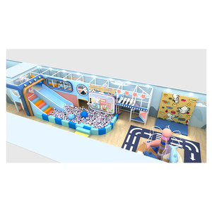 Custom Macaron Pastel Indoor Soft <strong>Play</strong> Center Kids <strong>Play</strong> Cafe Equipment With Slide Ball Pit Interactive Projector And <strong>Tower</strong> - Product Image 3