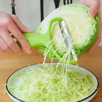 Dunschiller Groenten Fruit Roestvrijstalen mes Koolraspen Salade Aardappelsnijder Keukenaccessoires Kookgerei Brede mond