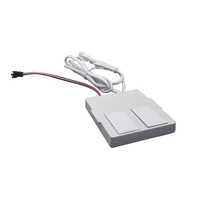 Interrupteur Inductif à Double Capteur Tactile LED 12W/24W avec Contrôle Tricolore/Monochrome, Alimentation Intégrée et Fonction Anti-Buée